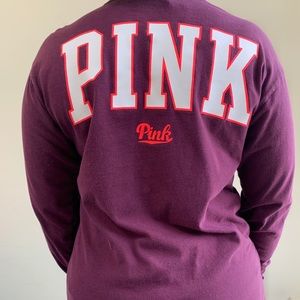 Victoria’s Secret Pink Long Sleeve Cotton Top